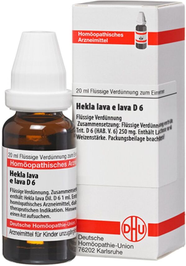 DHU Hekla lava e lava D6 Dilution
