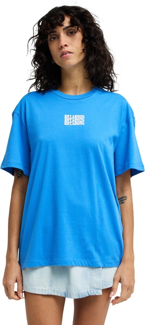 T-Shirt BILLABONG "In The Beyond", Damen, Gr. M, blau, Obermaterial: 100% Baumwolle., Shirts T-Shirt blau M