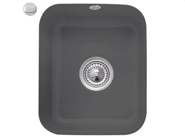 Villeroy & Boch Cisterna 45 Graphit - 6704 02 i4 Keramikspüle Exzenterbetätigung