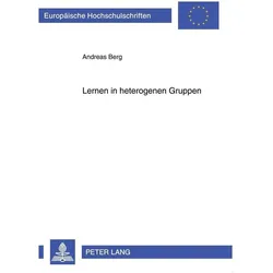 Lernen in heterogenen Gruppen, Fachbücher von Andreas Berg