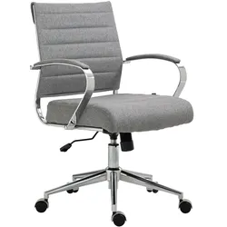 CLP Bürostuhl Oakland Stoff   Farbe: grau, Material: Stoff