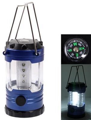 United Adjustable 12 LED Outdoor Camping Lamp With Compass Adjustable 12 LED Outdoor Camping Lamp With Compass