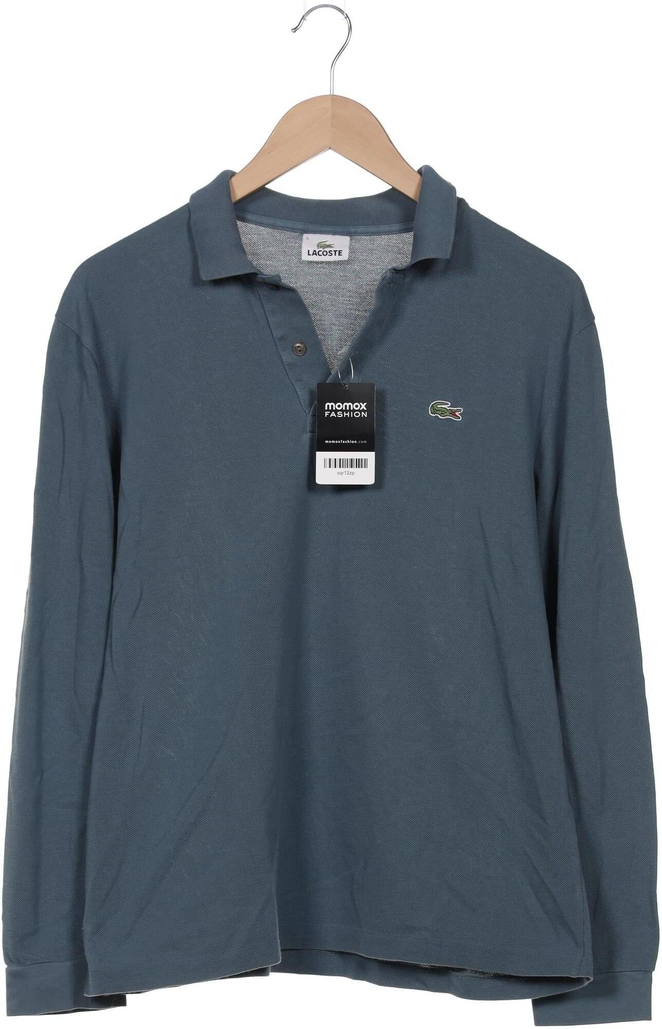 Lacoste Herren Poloshirt, Blau, Gr. L (Lacoste 5), Baumwolle - Second Hand