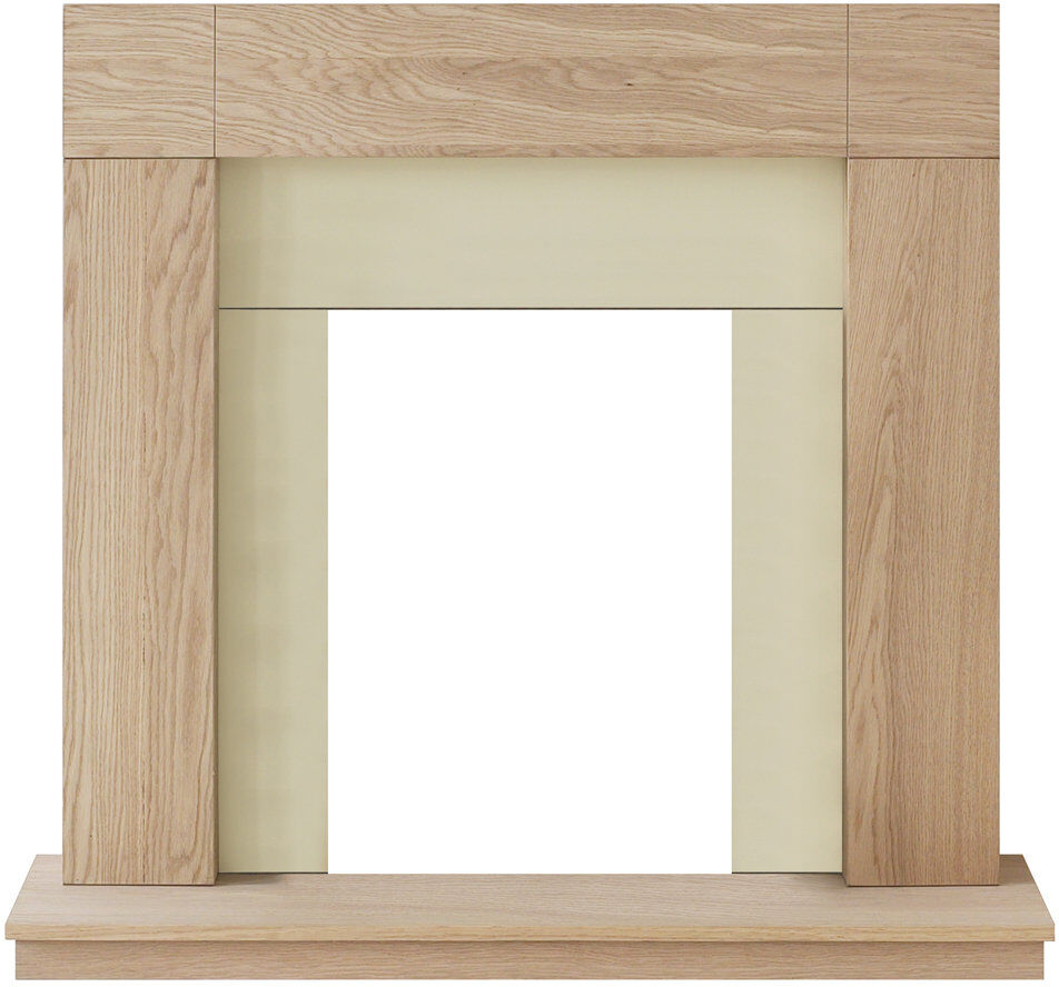 Adam Fireplace Mantel Surround Oak 92cm H X 100cm W X 30cm D