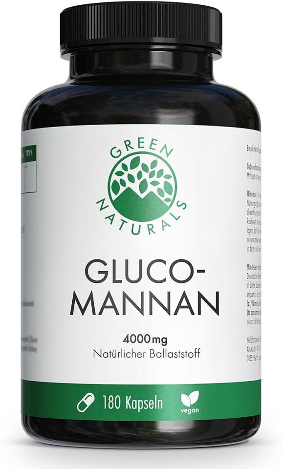 Green Naturals Glucomannan 4000 mg Kapseln 180stk
