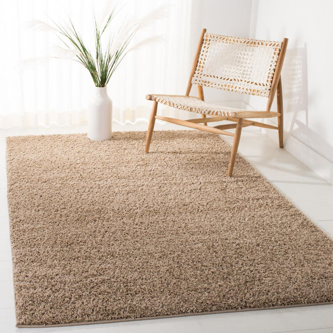 Brayden Studio Horsforth Dark Beige Indoor/Outdoor Rug Dark Beige Rectangle 91 x 152cm