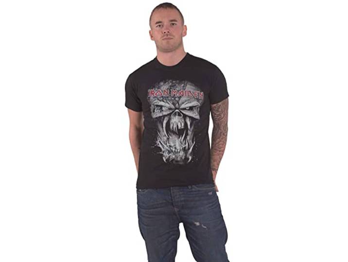 T-Shirt # S Black Unisex # Final Frontier Eddie Vintage