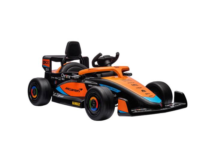 Aiyaplay Kinder Elektroauto, 12V Kinderfahrzeug mit 2,4G-Fernbedienung, MP3 Usb, Orange, Kunststoff, 67x50x115 cm, unisex, Spielzeug, Kinderfahrzeuge