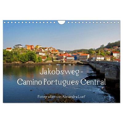 Jakobsweg - Camino Portugues Central (Wandkalender 2026 DIN A4 quer), CALVENDO Monatskalender