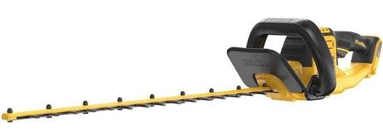 Krachtige 54V accu heggenschaar met 65 cm mes, geel