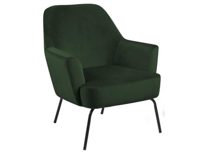 Fauteuil en velours - Melissa - Blanc