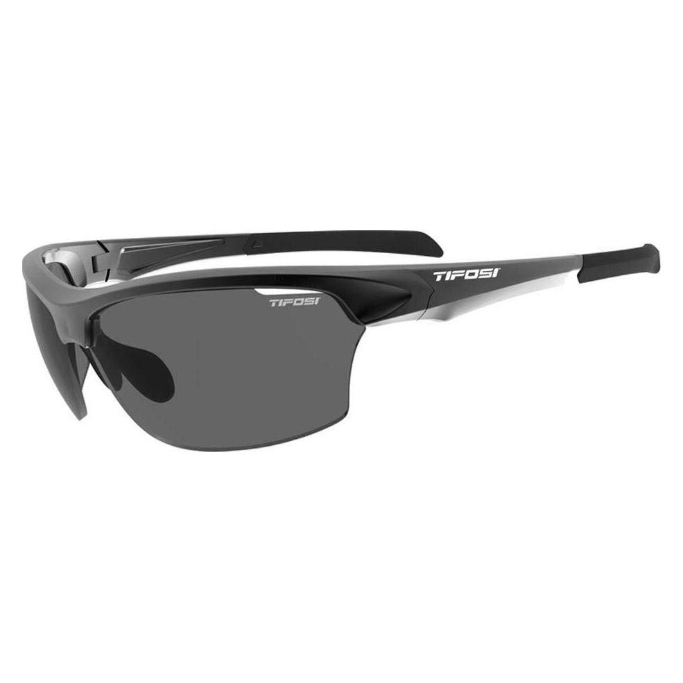 Tifosi Unisex Intense Single Lens Sonnenbrille, Schwarz Glänzend, Einheitsgrösse (Glänzend Schwarz, Smoke Mirror Lenses) (TFI-8520400270)
