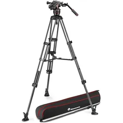 Manfrotto Nitrotech 608 & CF Twin MS (Kunststoff), Stativ