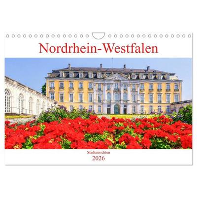 Nordrhein-Westfalen - Stadtansichten (Wandkalender 2026 DIN A4 quer), CALVENDO Monatskalender
