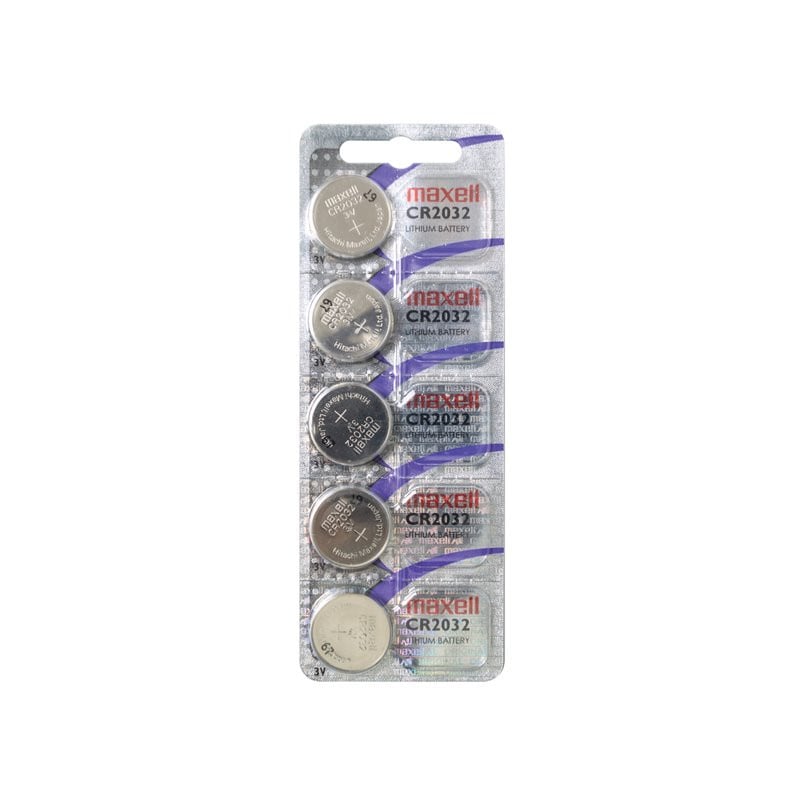 Maxell CR2032 gespecialiseerde batterijen, 5 stuks