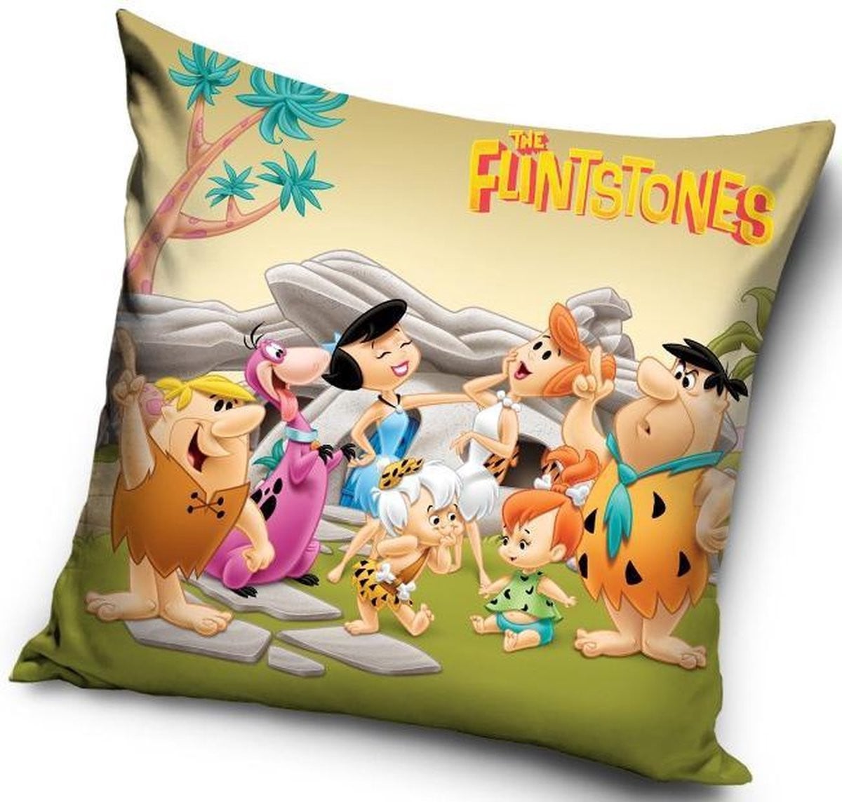 The Flintstones Sierkussen inclusief vulling 40 x 40 cm