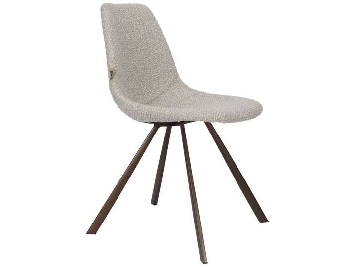 Esszimmerstuhl FRANKY Bouclé Beige von DutchBone