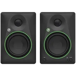 Mackie Studio-Monitore CR5BT mit Boxenständer, Monitor Lautsprecher, Schwarz