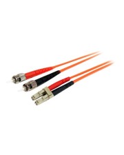 StarTech.com 2m Fiber Optic Cable Multimode Duplex 62.5/125 LSZH LC/ST Netzwerkkabel LC Multi-Mode M bis ST multi-mode M 2 m Glasfaser 62,5/125 Mikrometer (FIBLCST2)