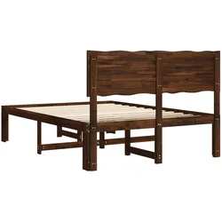 vidaXL, Bett, Holzbett (150 x 200 cm)