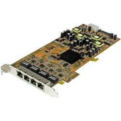 StarTech 4 Port PCIe Gigabit Network Card (Mini PCI Express), Netzwerkkarte