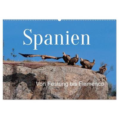 Von Festung bis Flamenco (Wandkalender 2027 DIN A2 quer), CALVENDO Monatskalender