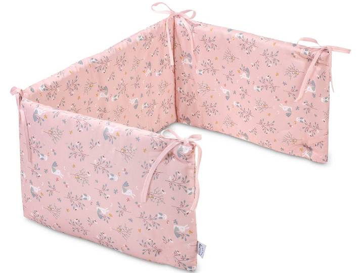 Bettnestchen JULIUS ZÖLLNER Rosalie , rosa (rosalie), Obermaterial: 100% Baumwolle. Füllung: 100% Polyester, Bettnestchen, Bettnestchen, Made in Germany