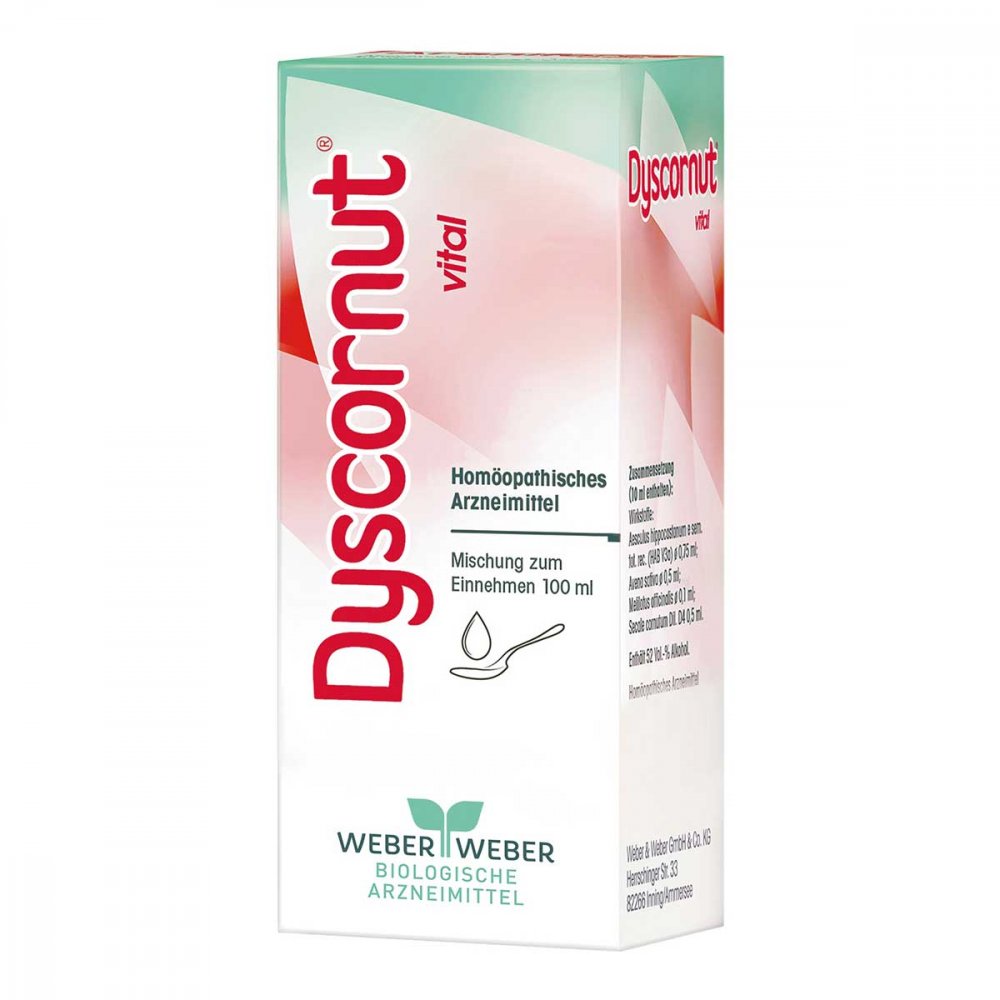 WEBER & WEBER GmbH Dyscornut vital Tropfen zum Einnehmen 03480466