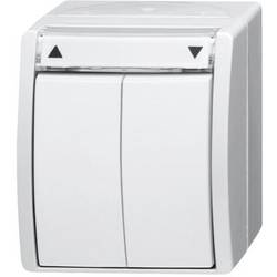 ABB 2CKA001085A1625 Schalter mit Schalter IP44 Reinweiß (RAL 9010), Weiß