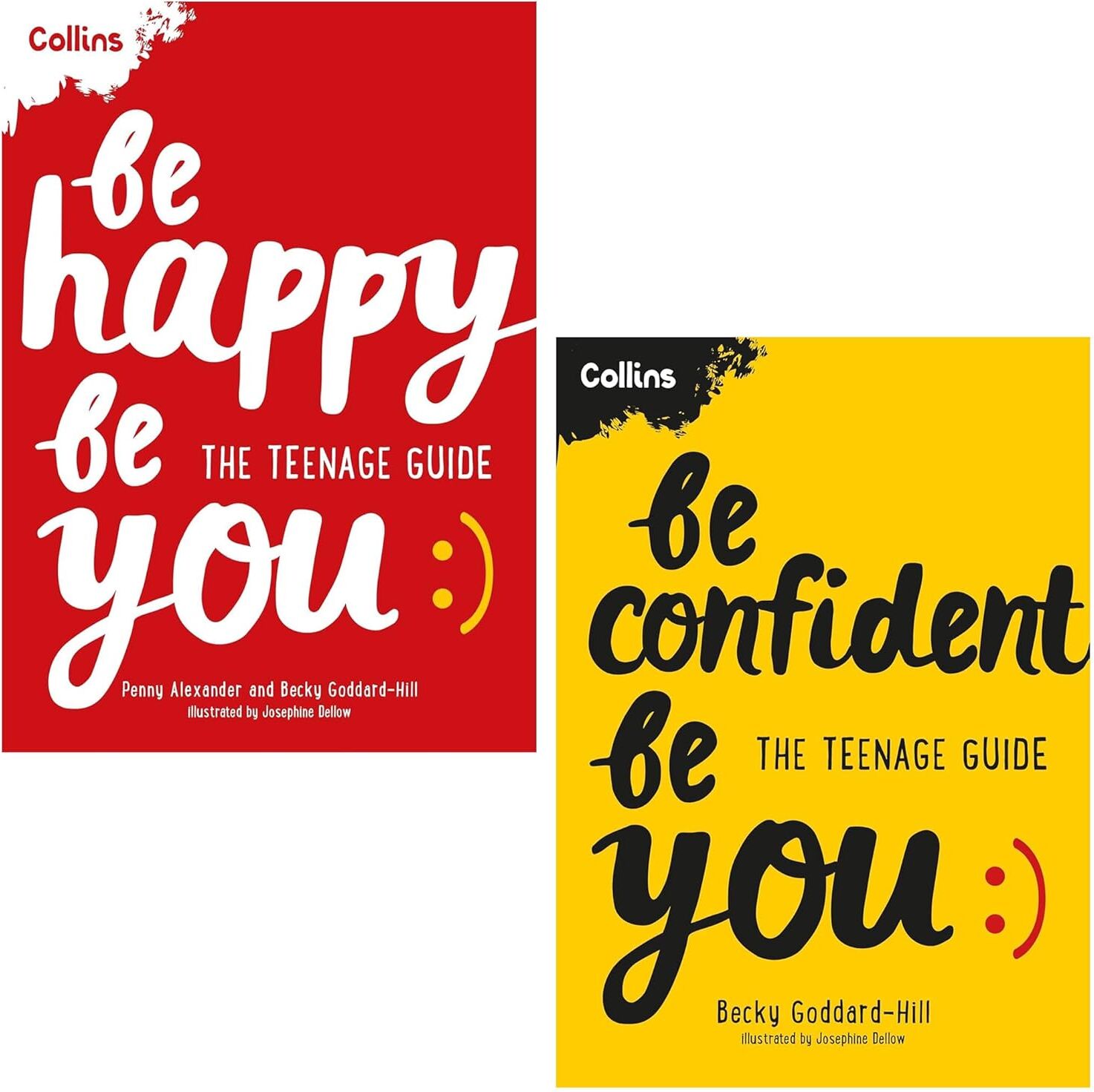 Collins (HarperCollins) Be You Series 2 Books Collection Set by Penny Alexander & Becky Goddard-Hill - Paperback - Teen Wellbeing & Confidence Guides - Ages 11-16