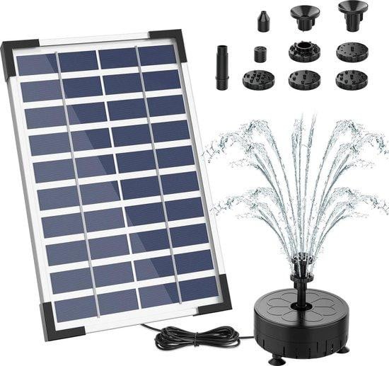 Zonne-fontein 5,5W voor in de tuin of vijver