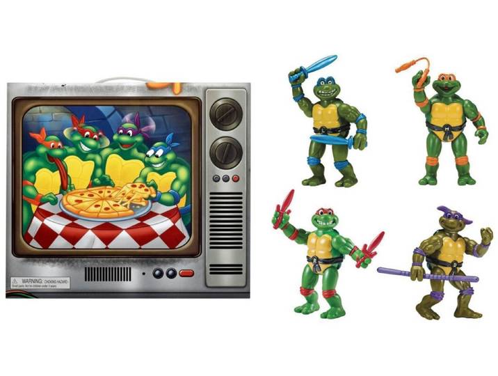 Playmates Actionfigur TEENAGE MUTANT NINJA TURTLES TOON TURTLES CLASSIC COLLECTION ACTIONFIG