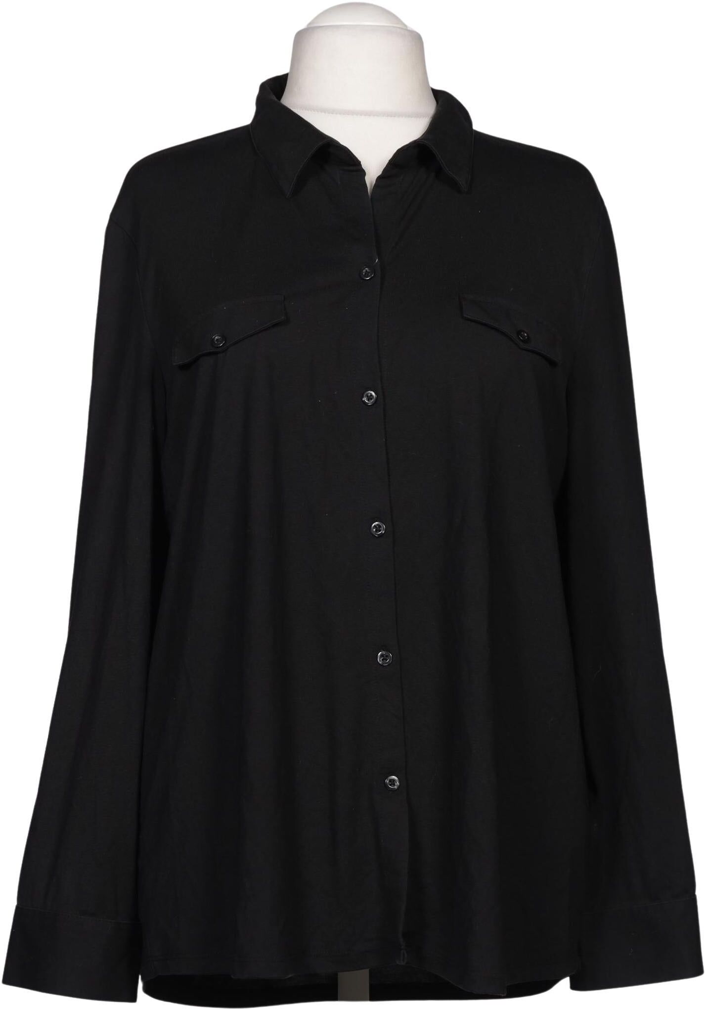 Christian Berg Damen Bluse, Schwarz, Gr. EU 48, Modal / Synthetik - Second Hand