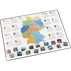 Läufer Schreibunterlage 40x53cm Landkarte Deutschland