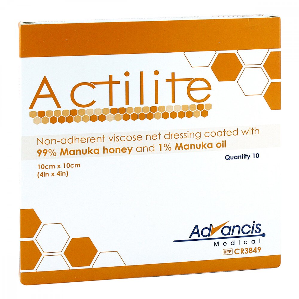 Advancis medical Deutschland GmbH Actilite Honig Wundauflage 10x10 cm 08840283