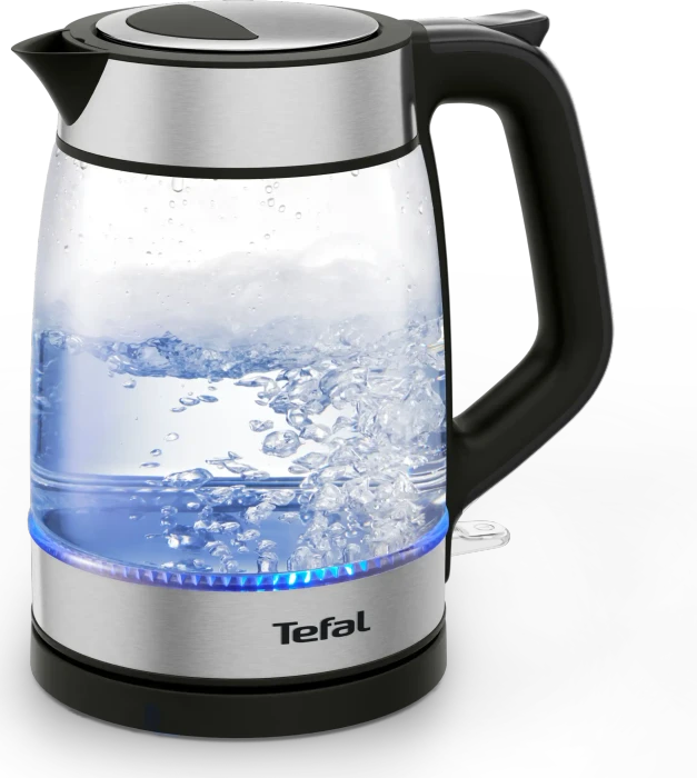 Tefal KI605830 Wasserkocher aus Glas, schwarz