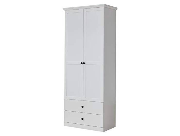 trendteam smart living - Armoire - Armoire - Baxter - Dimensions d'assemblage (LxHxP) 81 x 196 x 41 cm - Couleur Blanche - 186011801