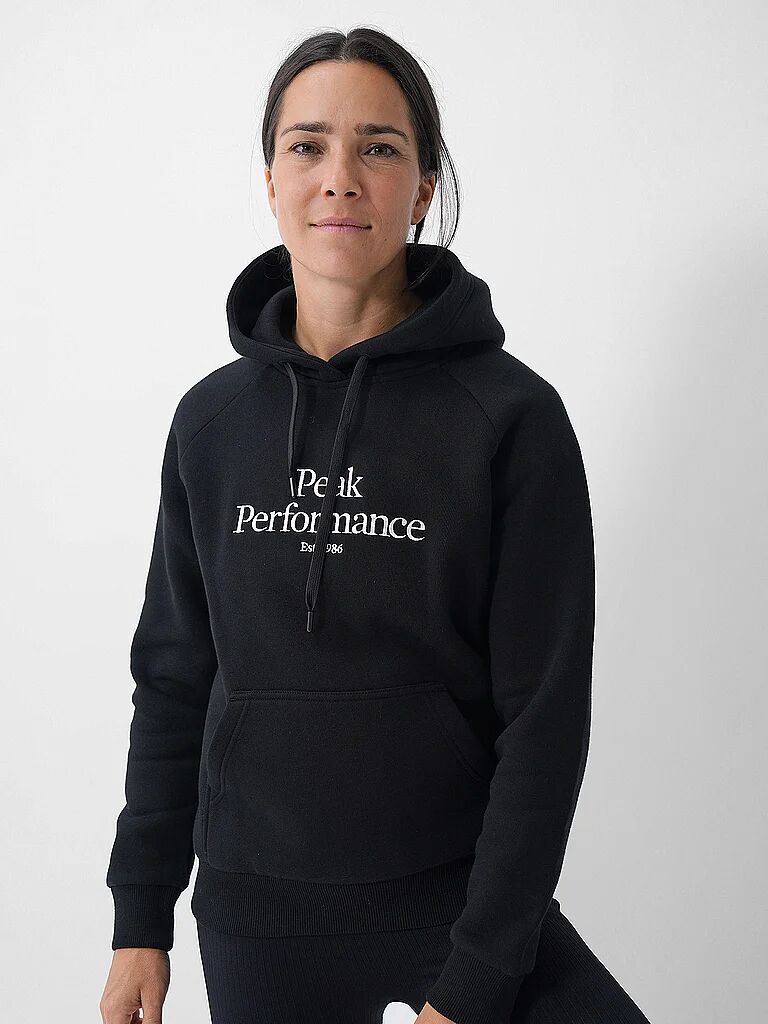 PEAK PERFORMANCE Damen Hoodie Original schwarz   XS W