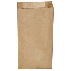 Papierfaltenbeutel braun 10+5 x 22 cm `0,5kg`