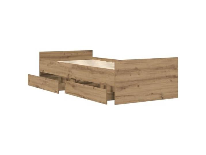 KTHLBRH Bettgestell aus Eichenholz, handgefertigt, aus technischem Holz Rechteckige Plattform, feste Latten, Unterstützung 200 kg, modernes Zimmer