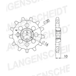 Supersprox Ritzel 428 15Z