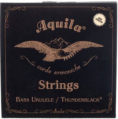 Aquila 140U Thunderblack Bass Ukulele Noir