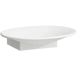 LAUFEN THE NEW CLASSIC Seifenschale, Saphirkeramik, H8738567570001, Farbe: Snow (weiß matt)