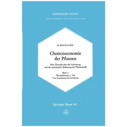 Chemotaxonomie der Pflanzen, Fachbücher von R. Hegnauer
