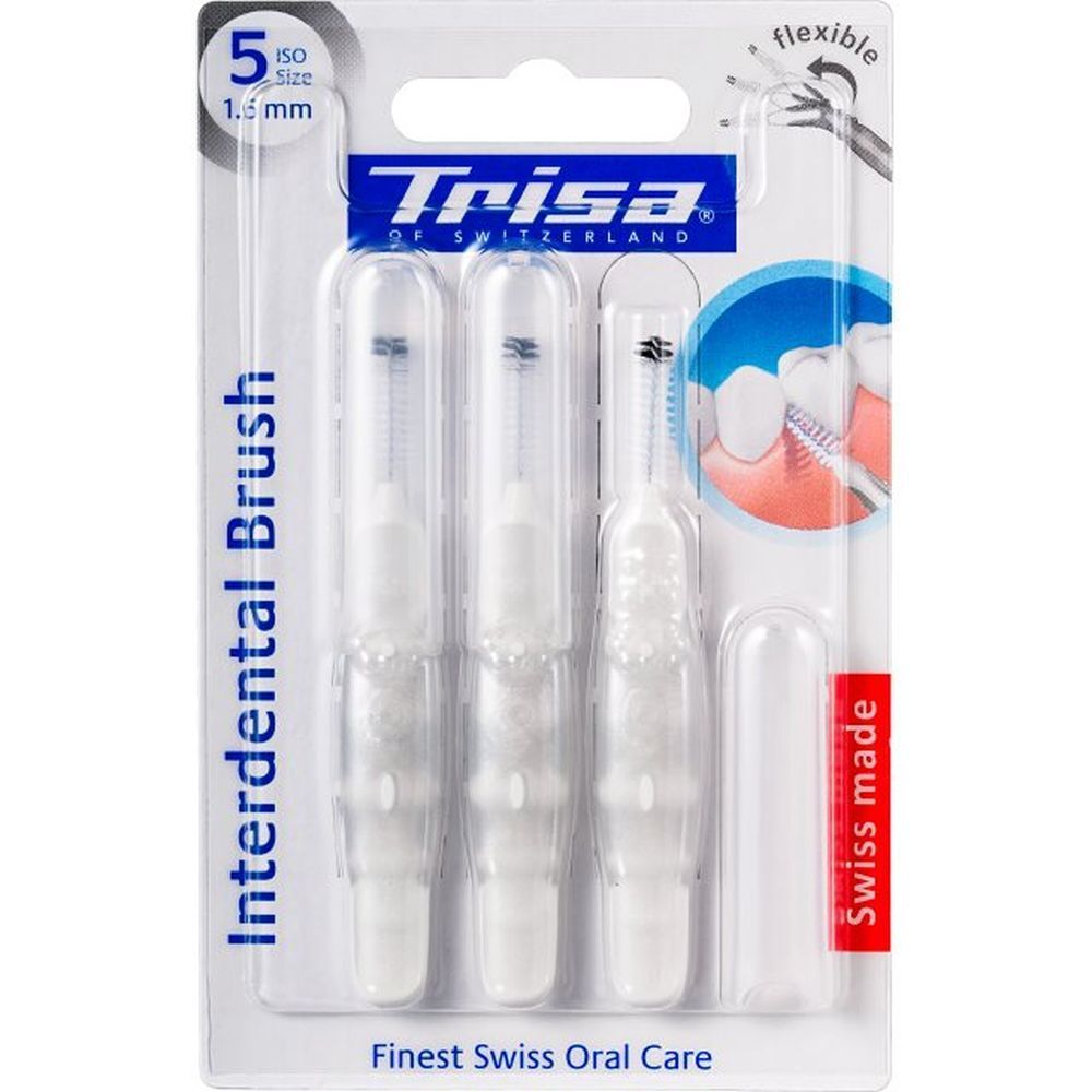 Trisa Interdental Brush ISO 5 1.6mm 3 Stk St Zahnbürste