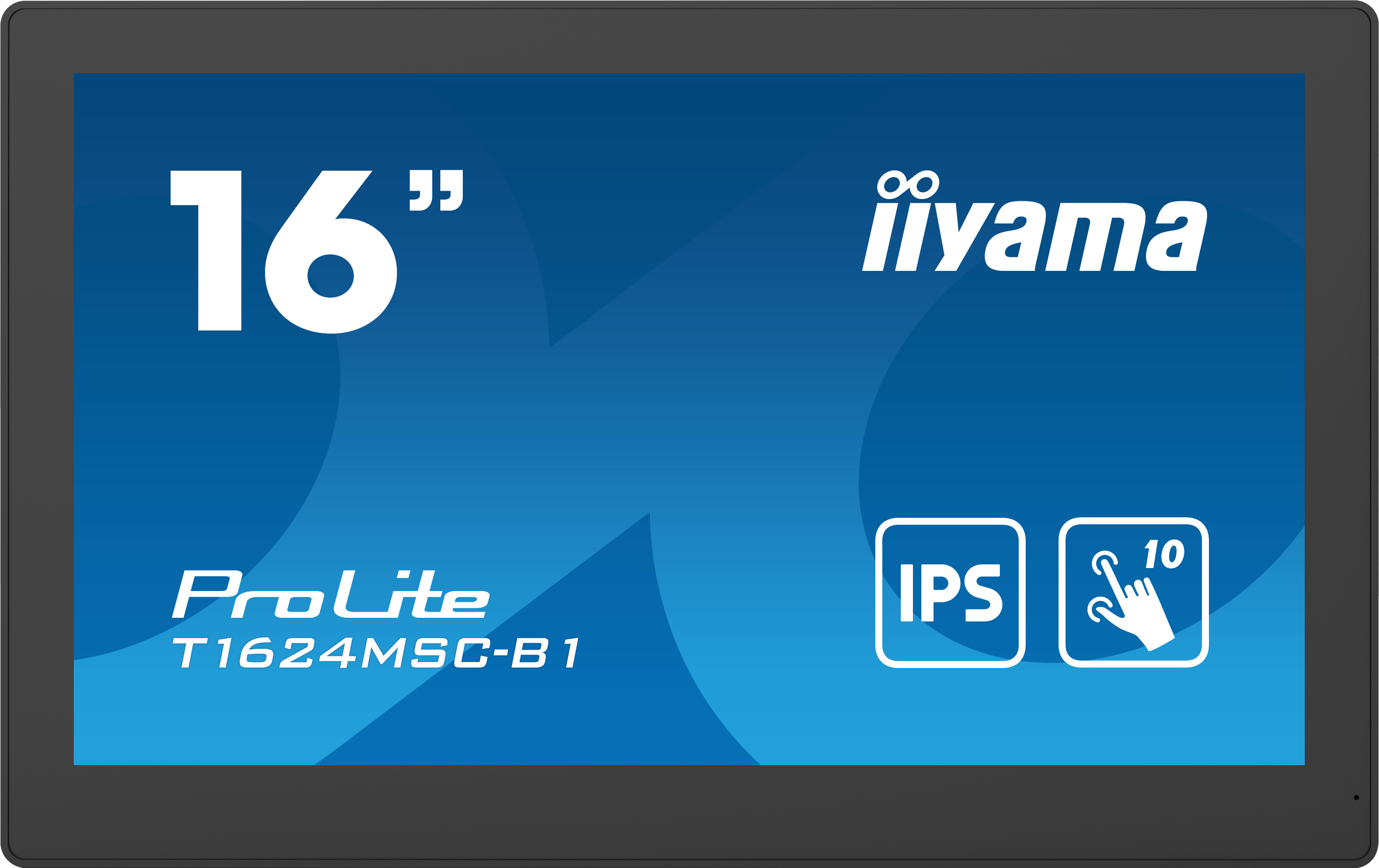 iiyama T1624MSC-B1, 39,6 cm (15.6"), 1920 x 1080 Pixel, Full HD, LED, 25 ms, Schwarz