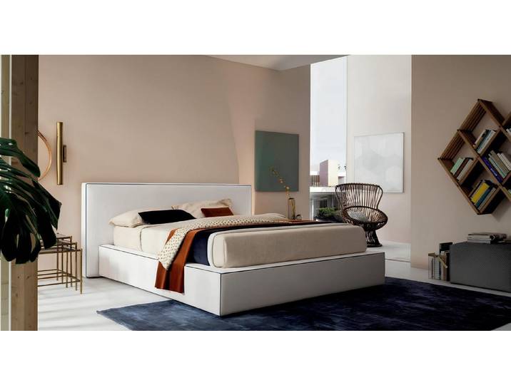Xlmoebel Polsterbett Italienisches Designer Bett für Schlafzimmer im Hotel-Luxus-Stil (Polsterbett, Italienisches Designer Bett), Made in Europa