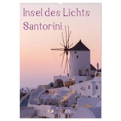 Insel des Lichts - Santorini (Wandkalender 2027 DIN A2 hoch), CALVENDO Monatskalender