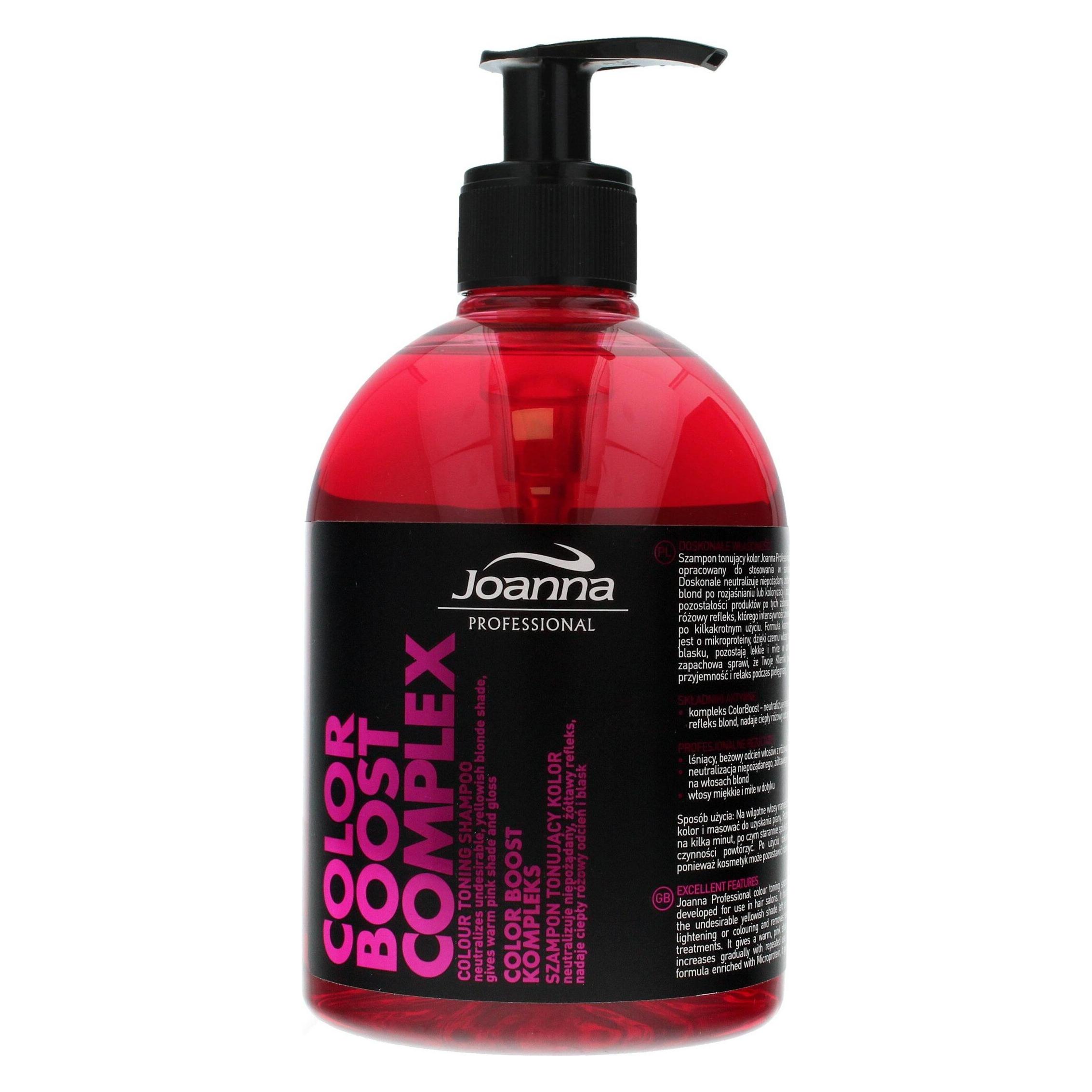 Joanna Professional - Color Boost Complex Colour Toning Shampoo 500G (Flüssiges Shampoo, 500 ml) (33080515)