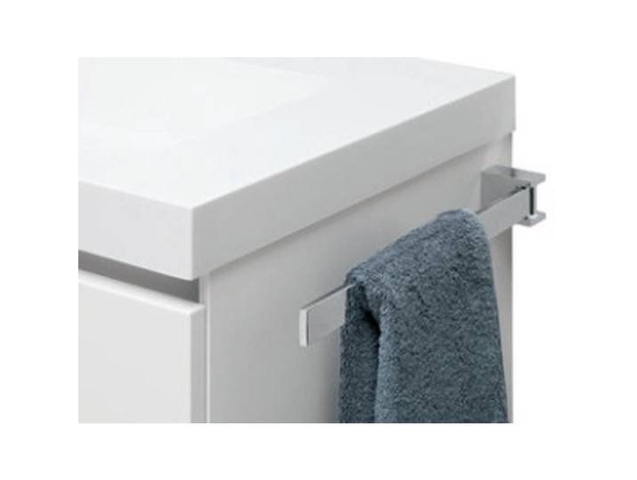 Celina Home Handtuchstange, Chromfarben, Metall, eckig, 3x4.6x42 cm, schwenkbar, Badezimmer, Badezimmerausstattung, Handtuchhalter